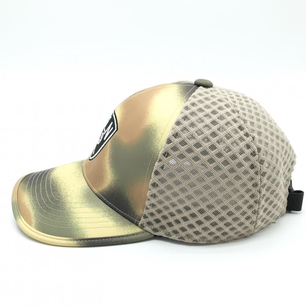 美品】ラッセルノ メッシュキャップ ブラウン×イエロー系 ルチャマスク