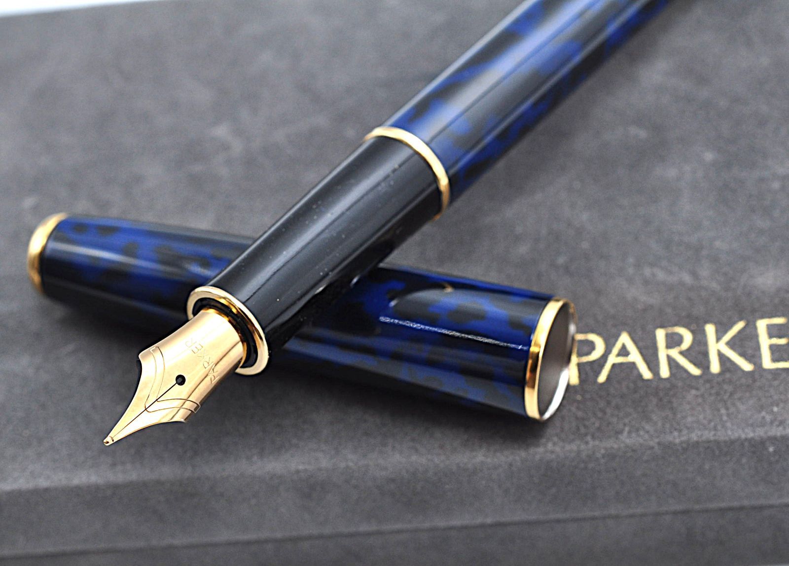 【新品未使用】パーカー ソネット Parker　万年筆 ブルー マーブル 新品未使用】パーカー ソネット Parker 万年筆 ブルー マーブル - メルカリ