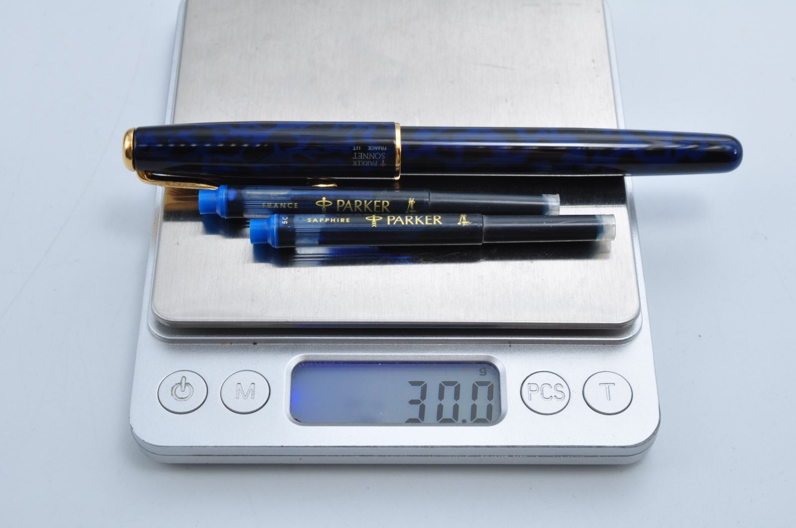 未使用 PARKER パーカー SONNET ソネット 万年筆 筆記具 ブルー