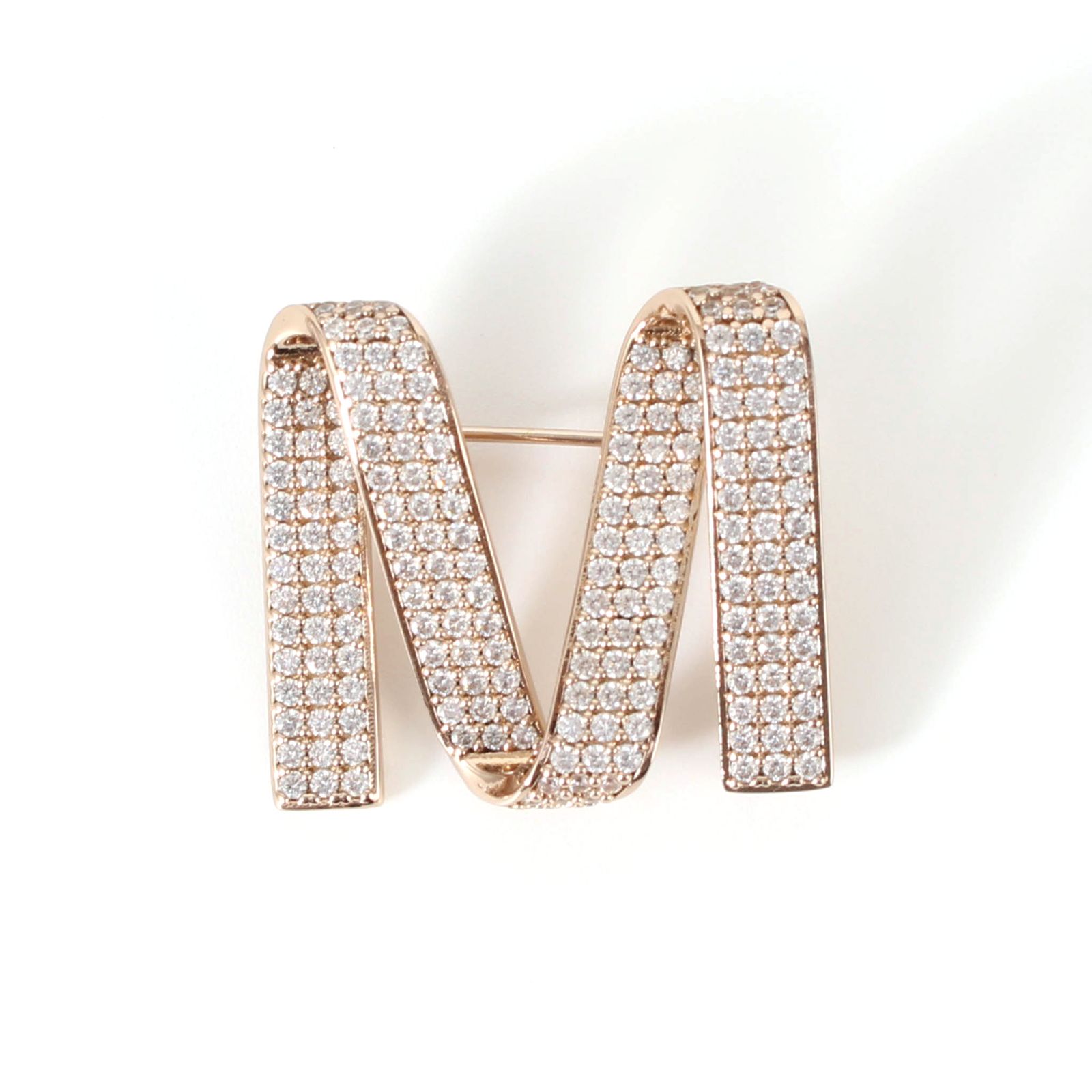 マックスマーラ MAX MARA ブローチ ACCESSORI MGROSGRAINPIND [Mグログレーン ラインストーン ブローチ] レディース 24756121