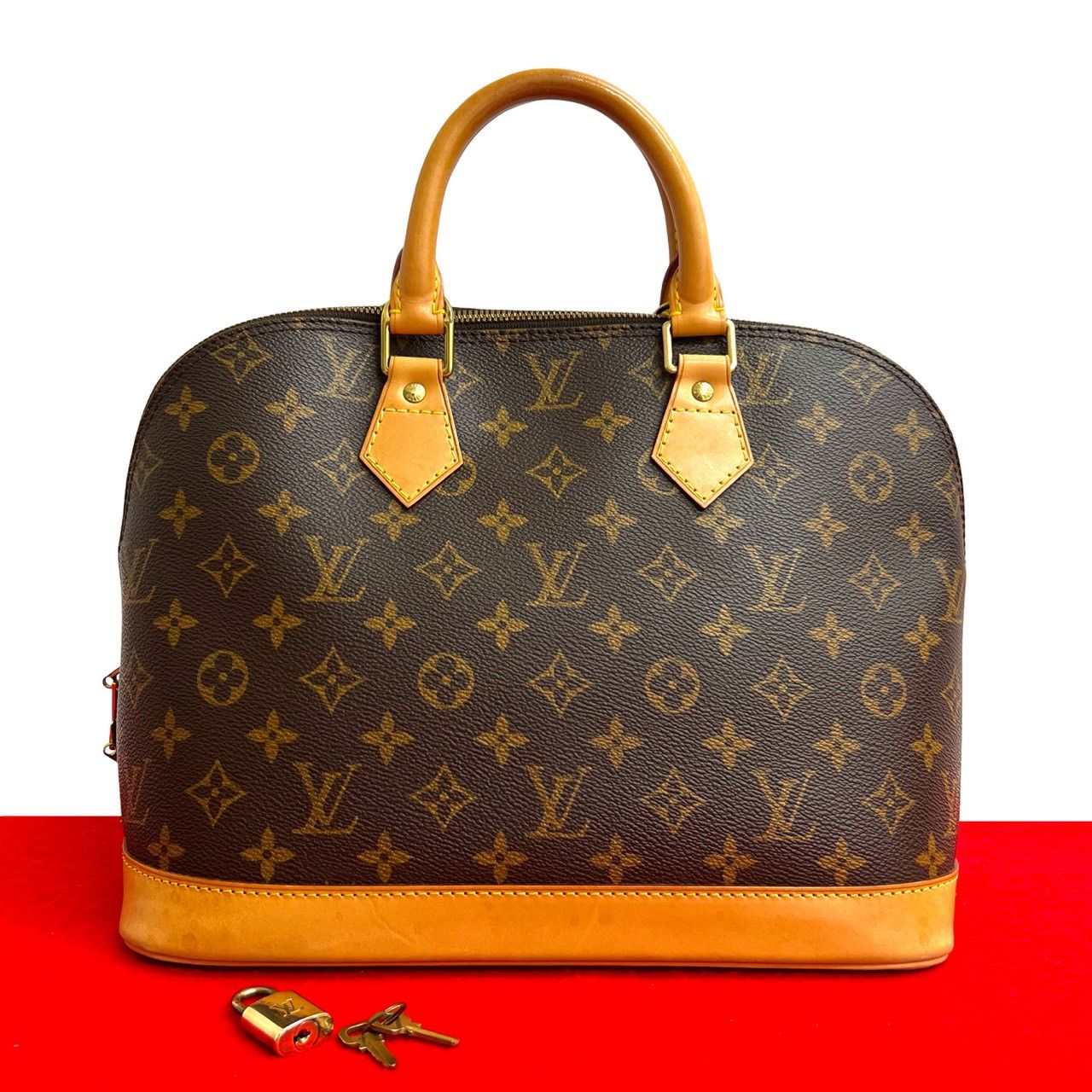 極 美品 鍵付き LOUIS VUITTON ルイヴィトン ヴィンテージ アルコ PM