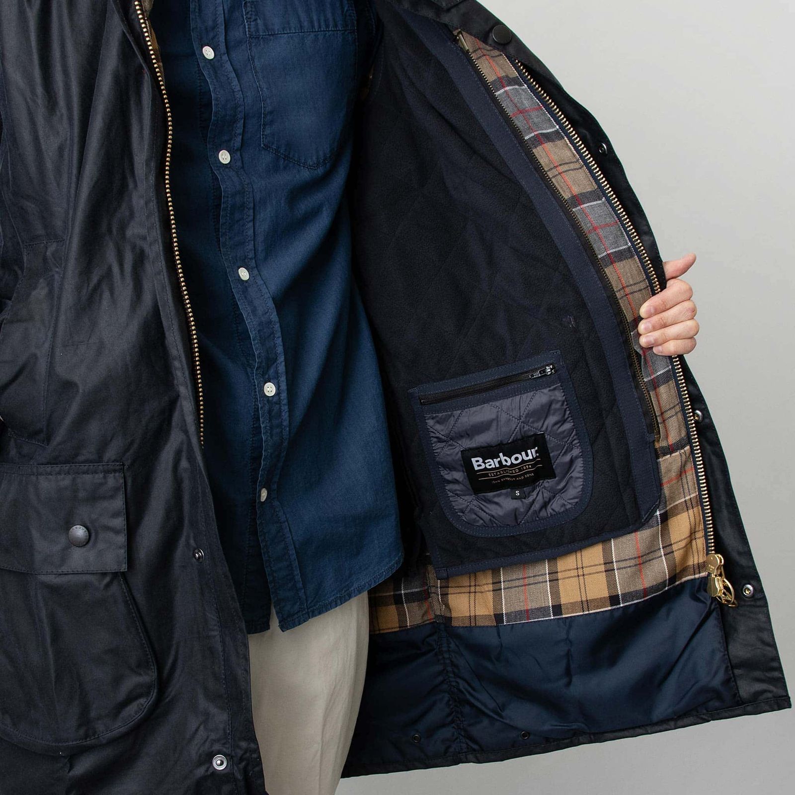 バブアー BARBOUR キルティングベスト POLARQUILT WAISTCOAT/ZIP-IN