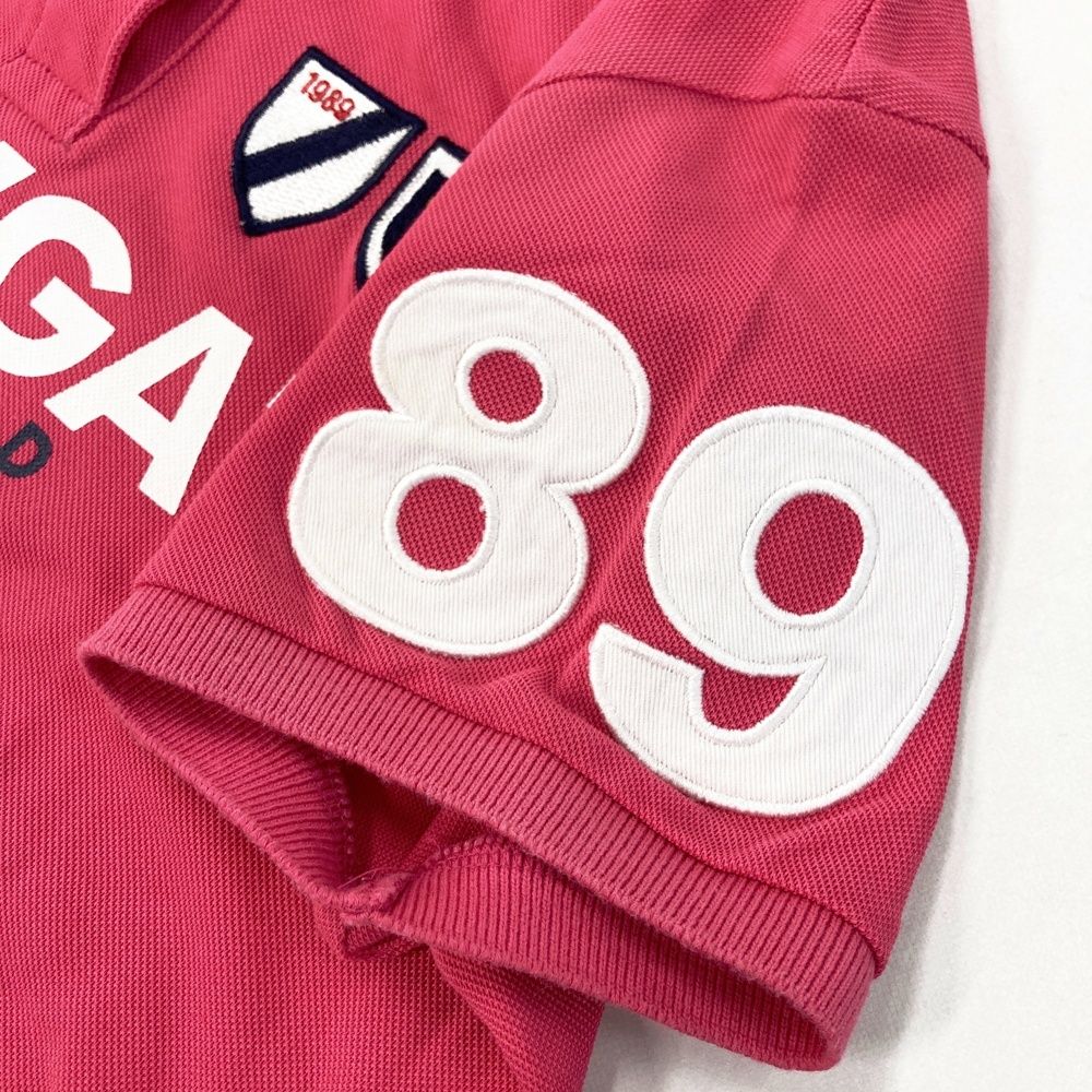 サイズ：0 PEARLY GATES パーリーゲイツ 25周年 半袖ポロシャツ ピンク