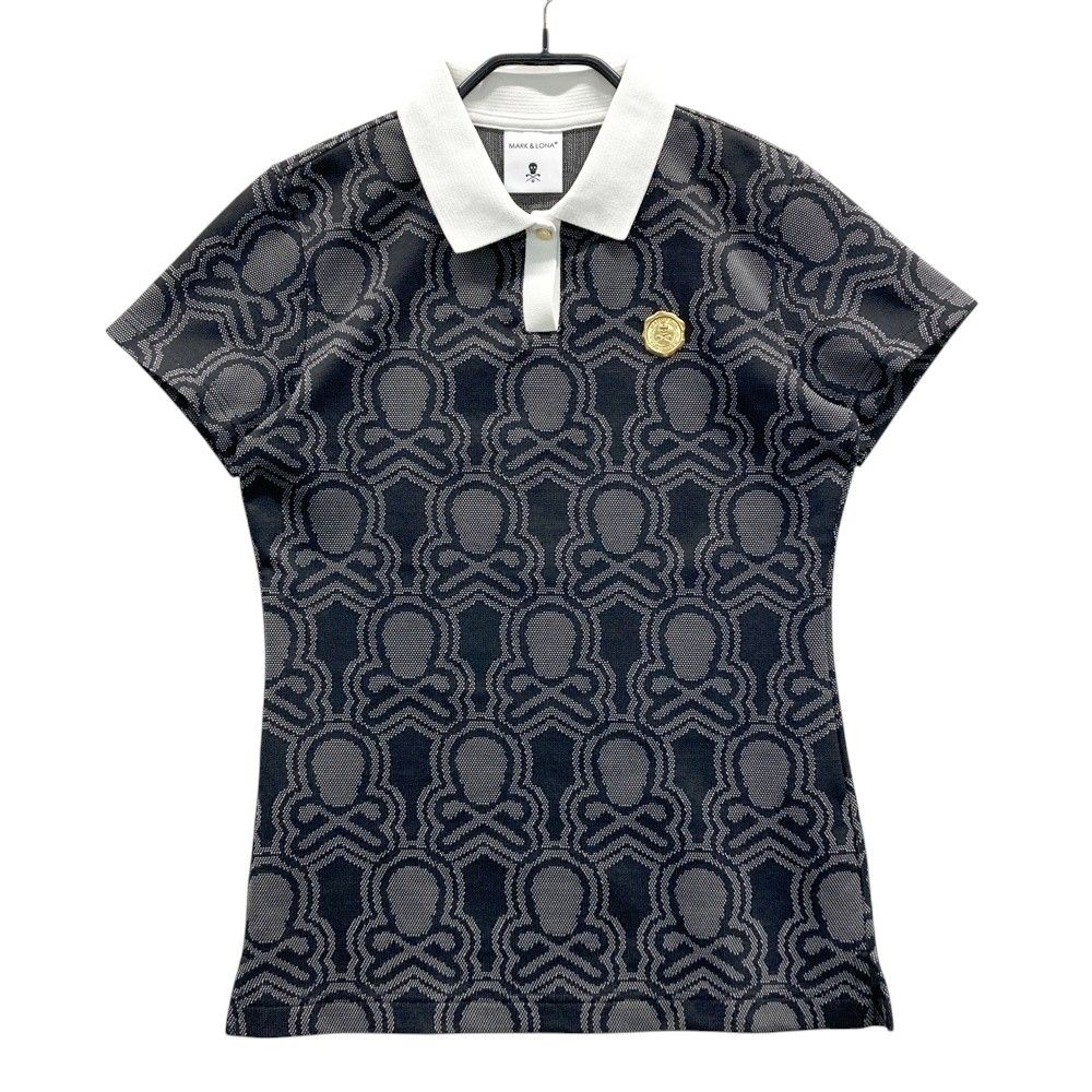 サイズ：36 MARK&LONA マークアンドロナ 2024年 半袖ポロシャツ 総柄