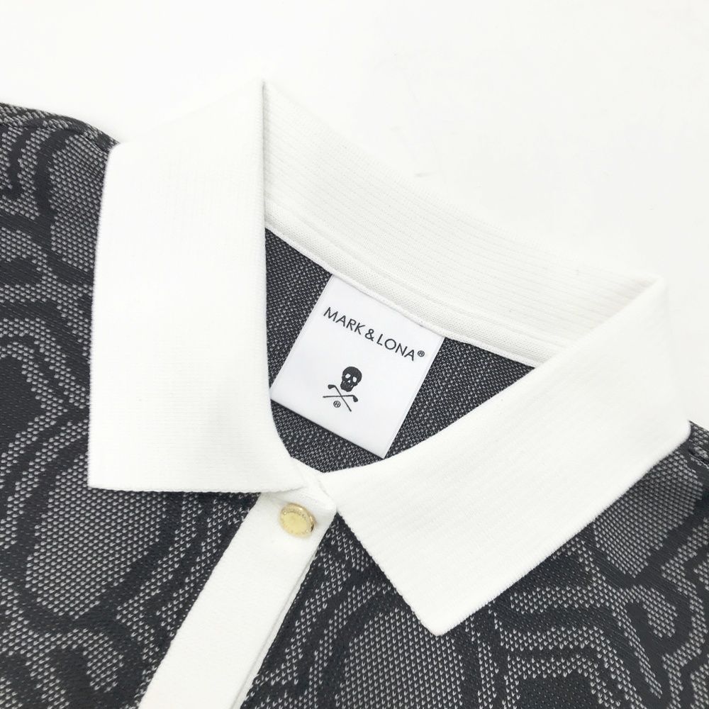 サイズ：36 MARK&LONA マークアンドロナ 2024年 半袖ポロシャツ 総柄