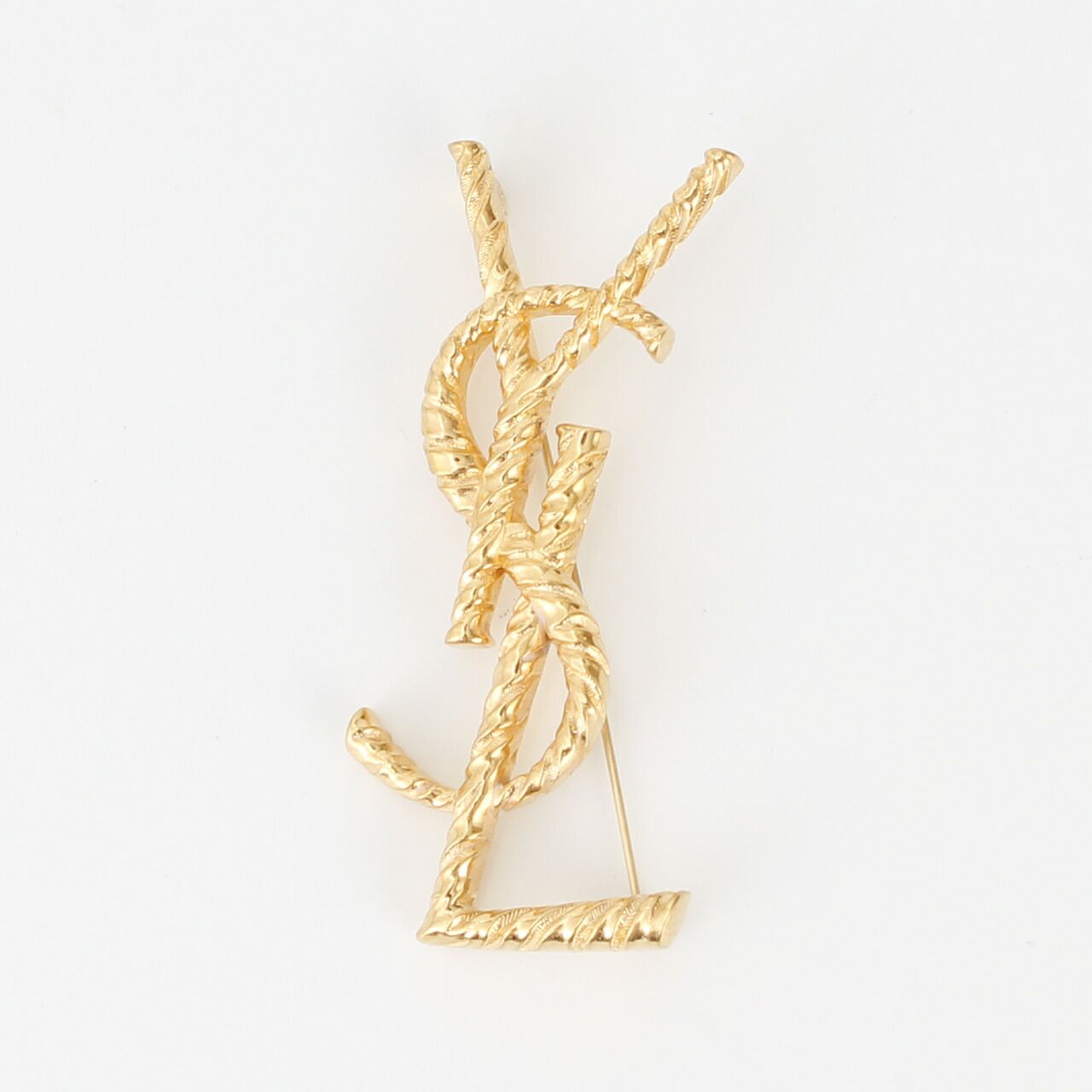 サンローラン パリ SAINT LAURENT PARIS ブローチ CASSANDRE YSL BROOCH [カサンドラ YSLブローチ] レディース 840195 Y1500