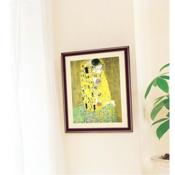 グスタフ・クリムトの代表作 〕 F6号 接吻 クリムト展 ウィーンと日本