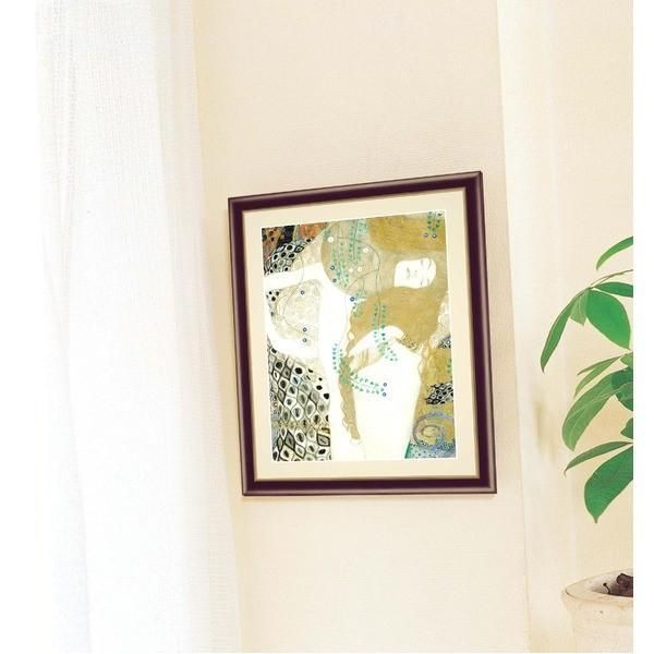 グスタフ・クリムトの代表作 〕 F6号 水蛇1 クリムト展 ウィーンと日本