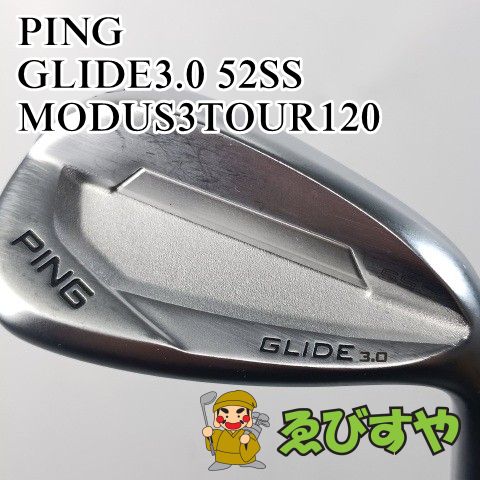 入間□【中古】 ウェッジ ピン PING GLIDE3.0 52SS MODUS3TOUR120 X 52