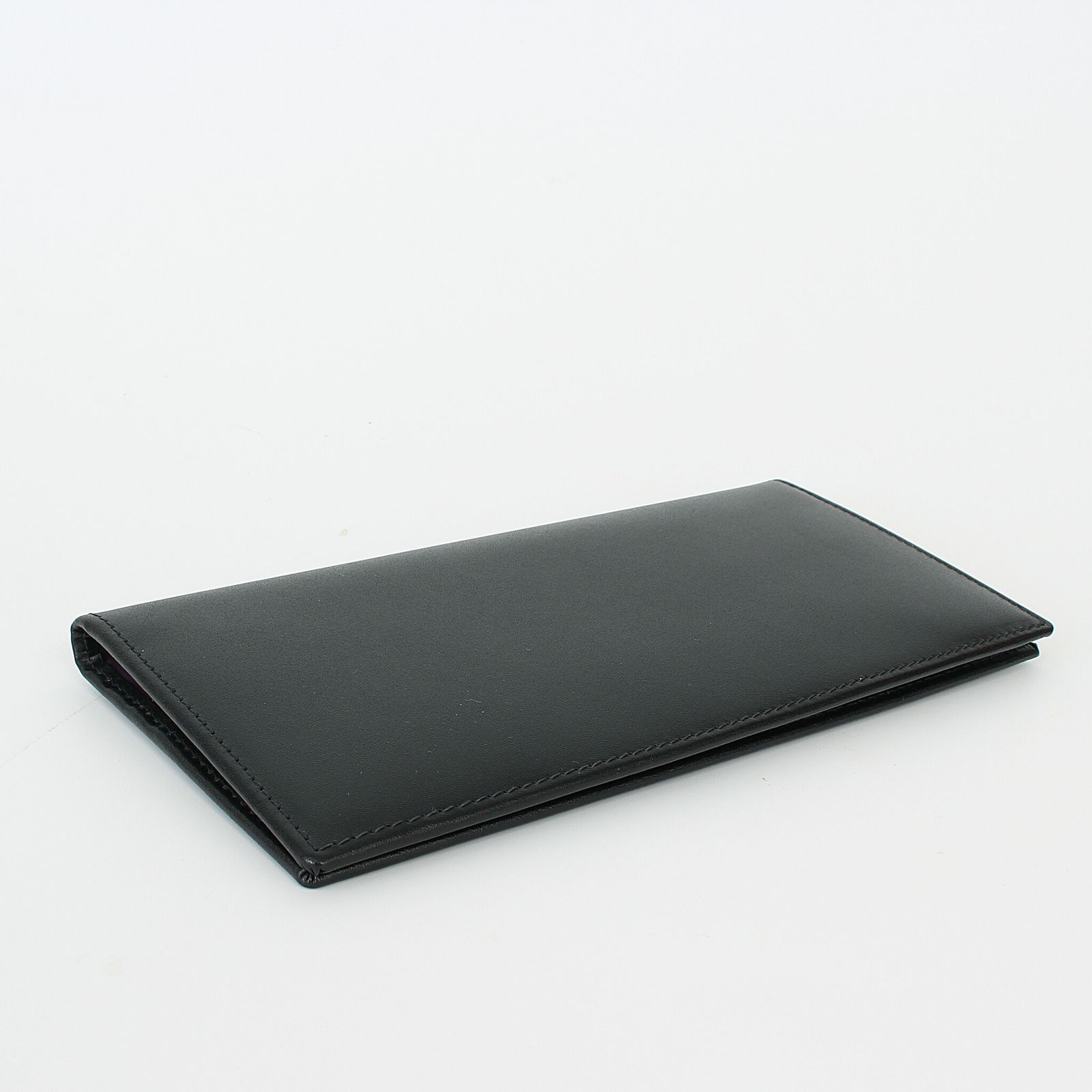 エッティンガー ETTINGER 財布 長財布 ブラック/パープル LONG WALLET