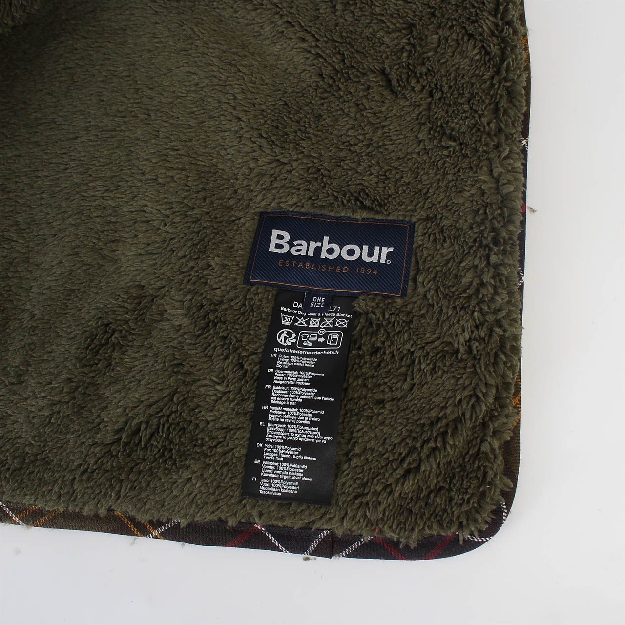 バブアー BARBOUR ブランケット DOG QUILT AND FLEECE BLANKET [ドッグ