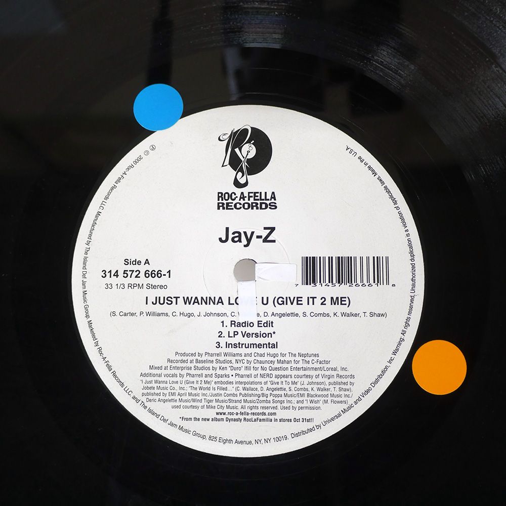 米 US盤 JAY-Z/JIGGA MY N**** / WHAT A THUG ABOUT/ROC-A-FELLA