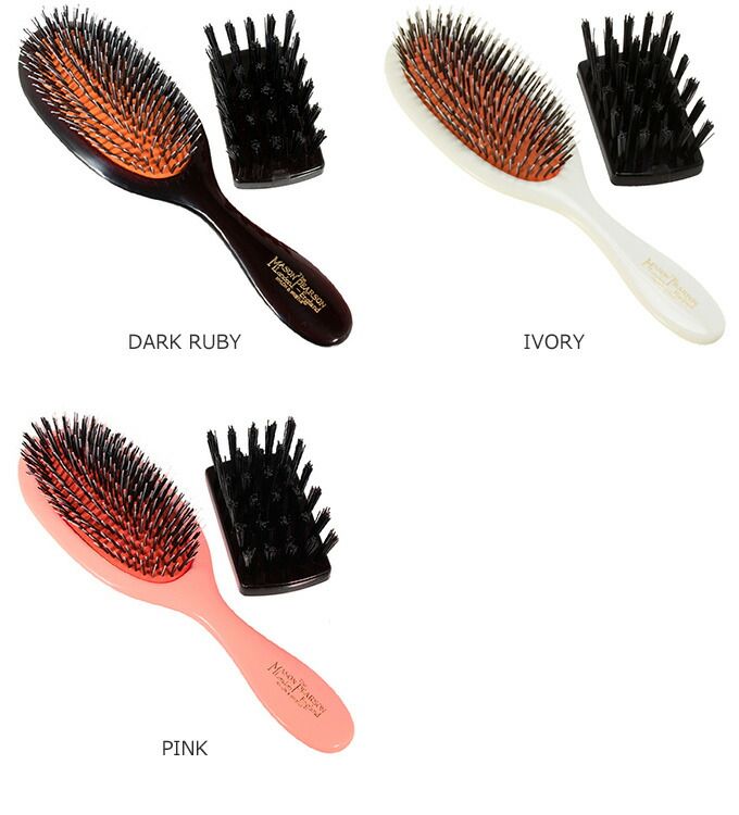 メイソンピアソン MASON PEARSON ヘアブラシ クリーニングブラシ付