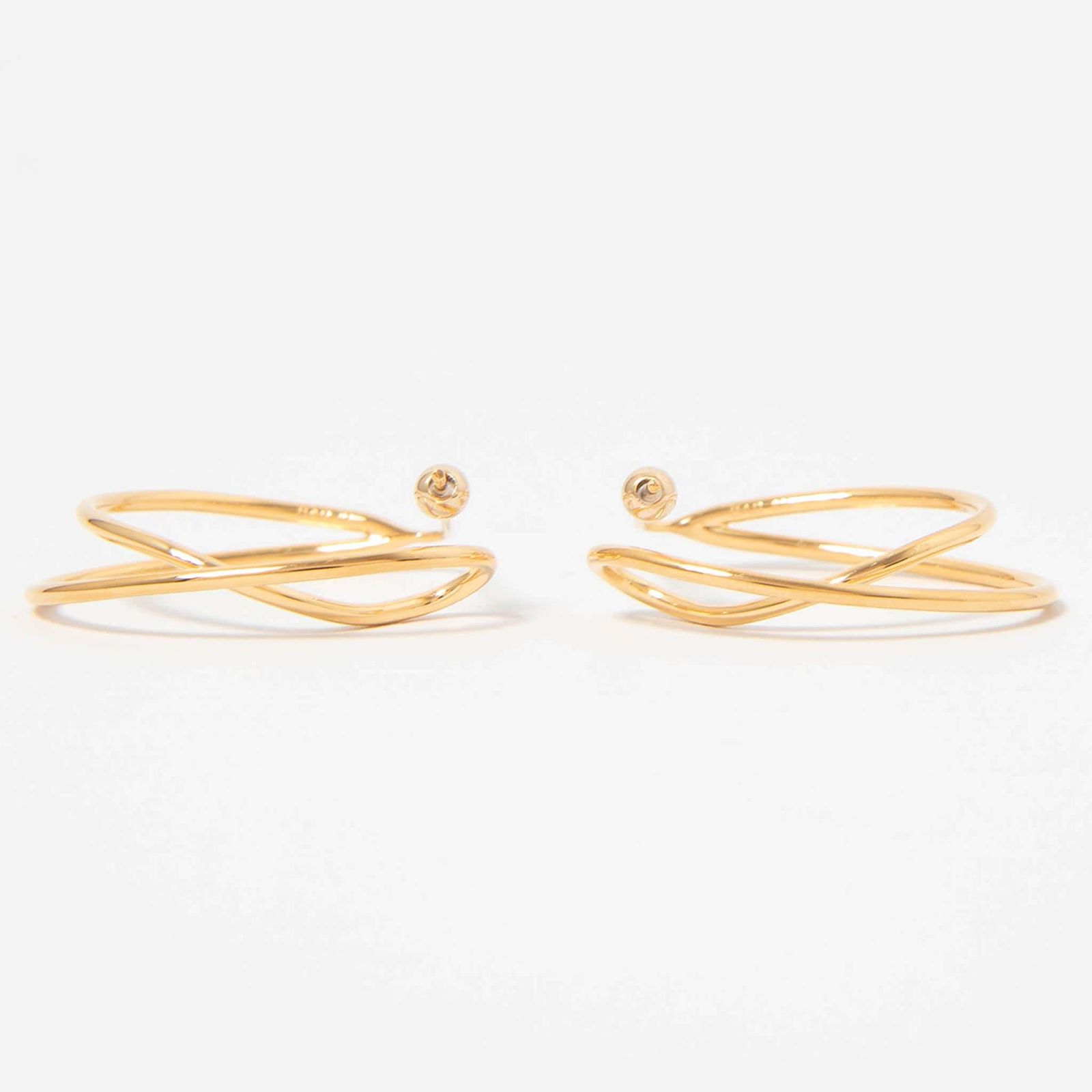 バージュエリー BAR JEWELLERY ピアス CROSSED PATHS EARRINGS