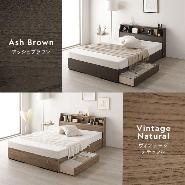 ベッド ダブル 日本製ボンネルコイルマットレス付き 両面仕様