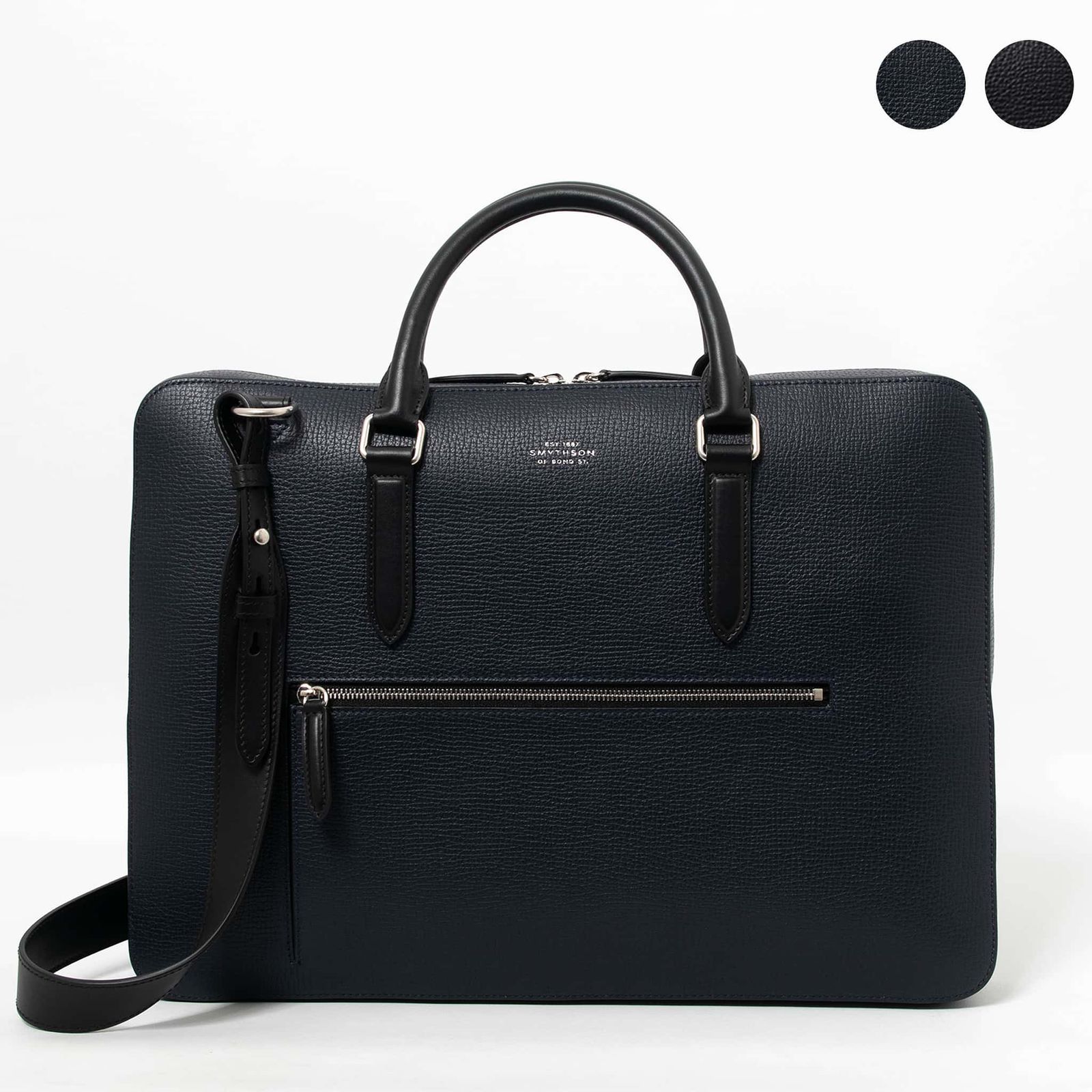 Smythson SMYTHSON bag 2way briefcase/shoulder bag LUDLOW SLIM BRIEFCASE ZIP FRONT [Ludlow] men's 1204194/1029881 [A4] [English brand]