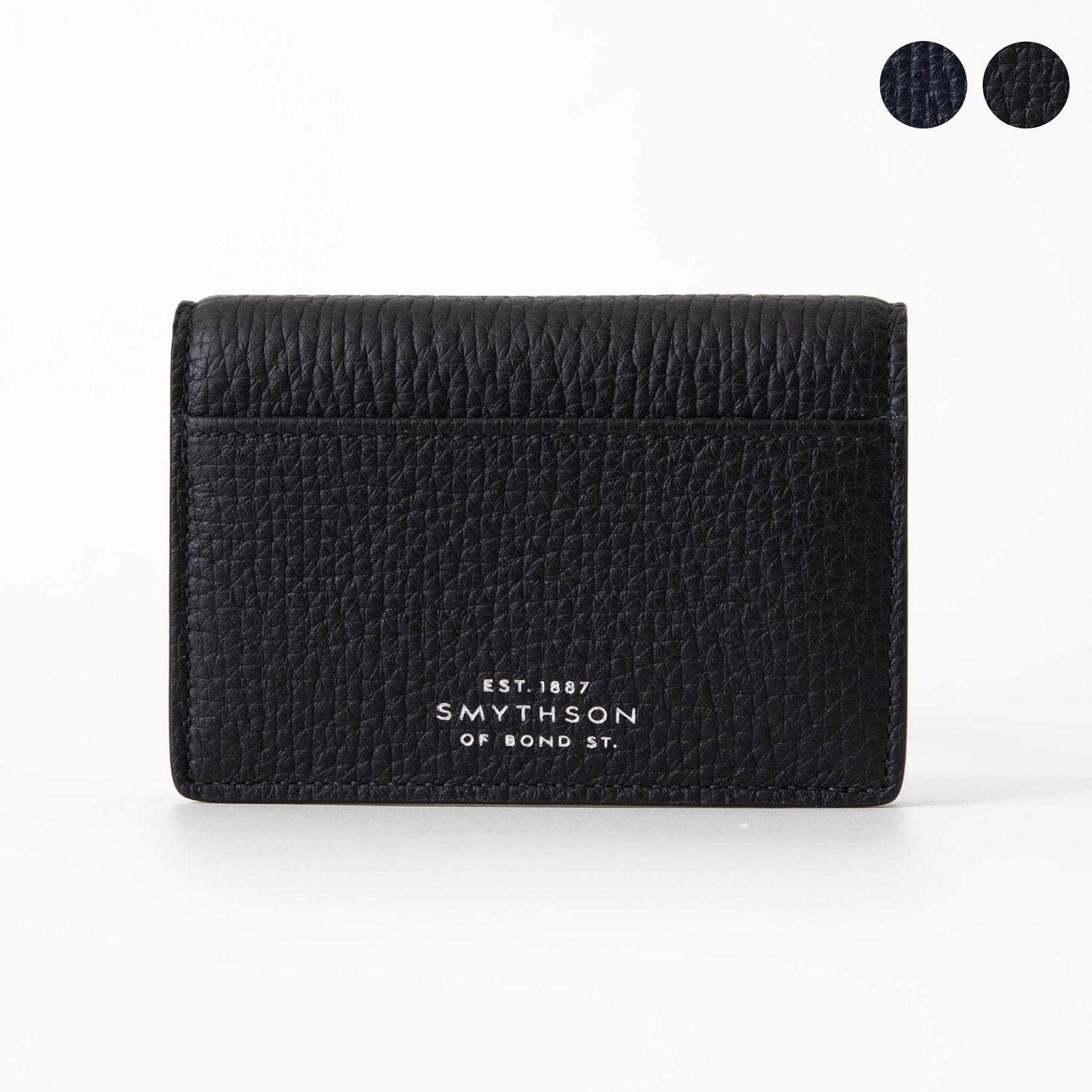 スマイソン SMYTHSON 名刺入れ（カードケース） LUDLOW FOLDED CARD CASE WITH SNAP CLOSURE [ラドロー] レディース メンズ【英国ブランド】