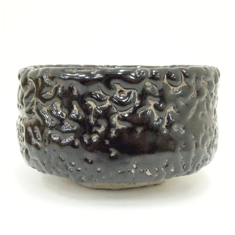 加藤春鼎造 引出し黒茶碗（共箱） 茶道 抹茶 おしゃれ 抹茶茶碗 抹茶碗