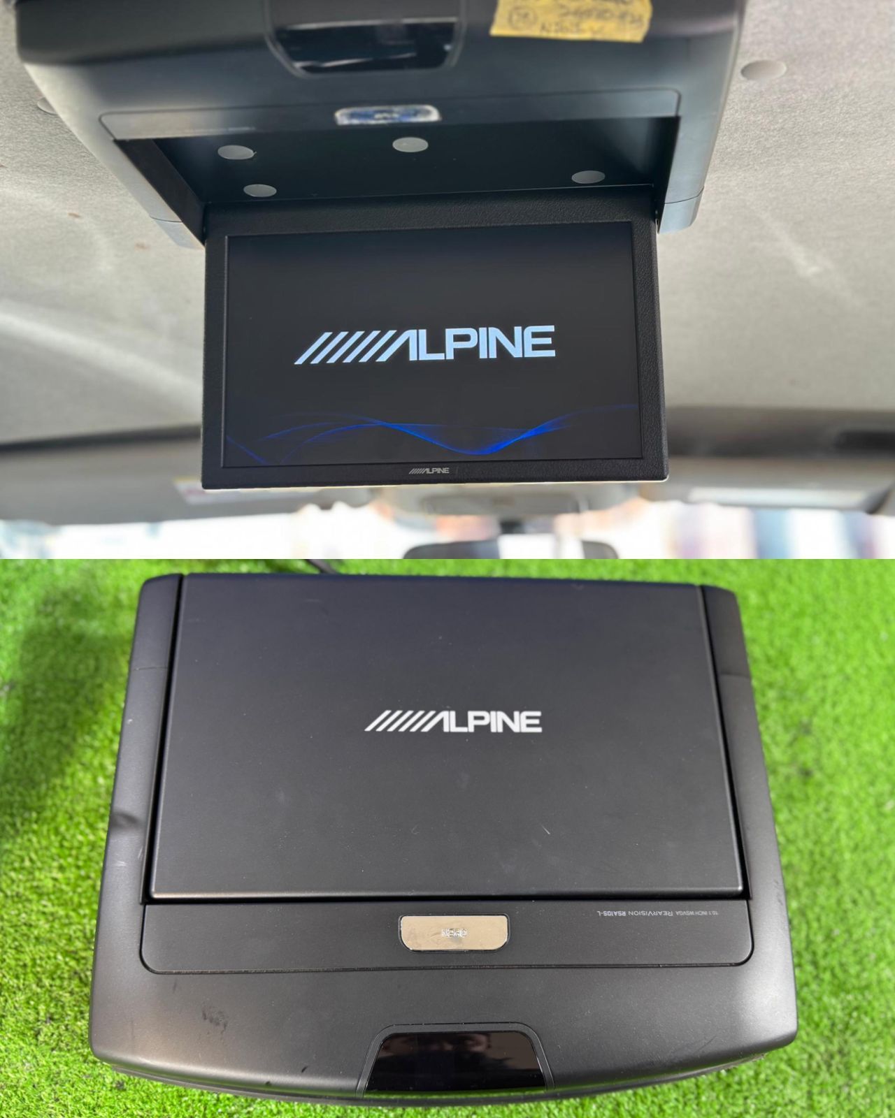 ZT-7684] アルパイン RSA10S-L フリップダウンモニター 10.1インチ