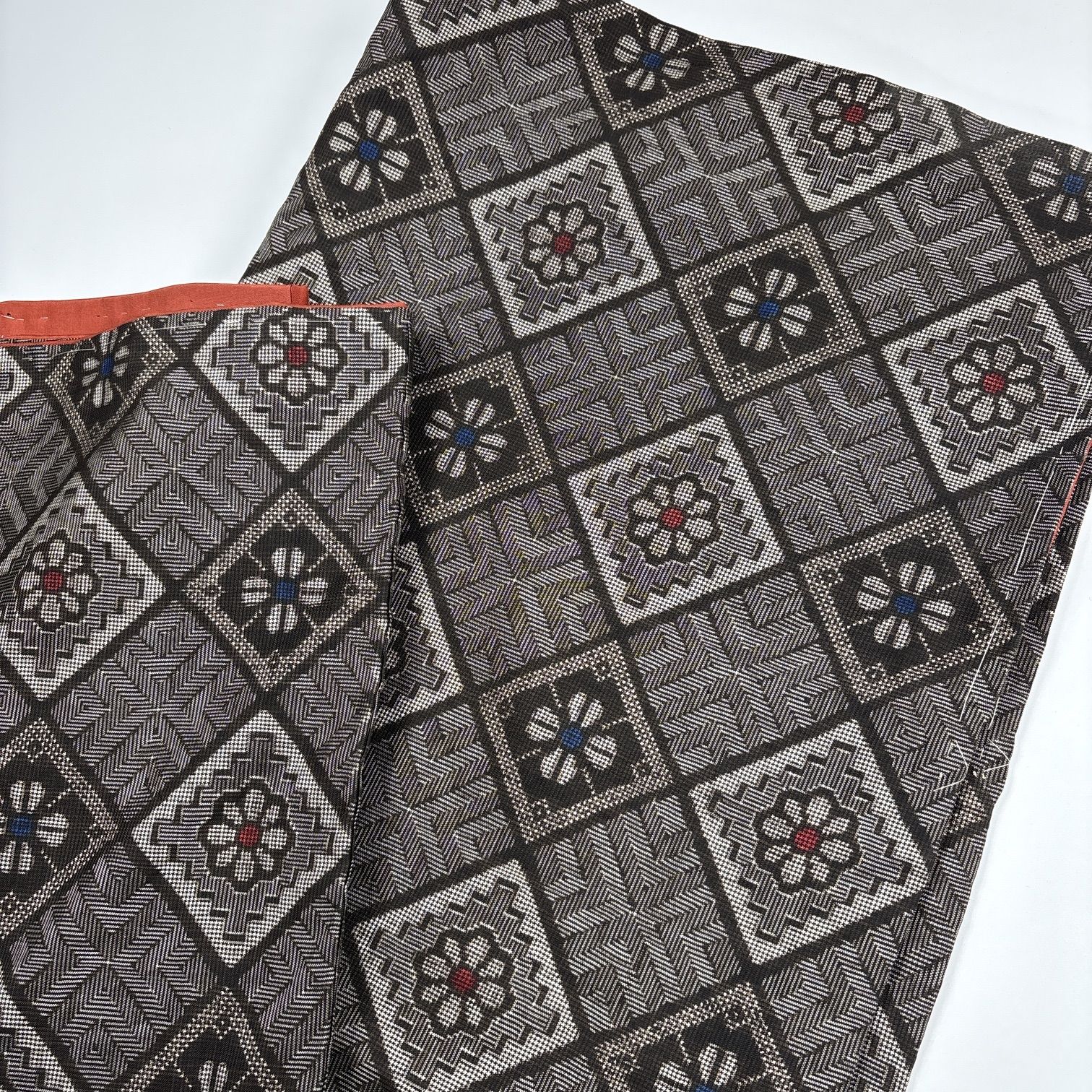 アンティーク 大島紬 龍郷など 6枚 正絹 着物まとめ売り 同梱購入歓迎