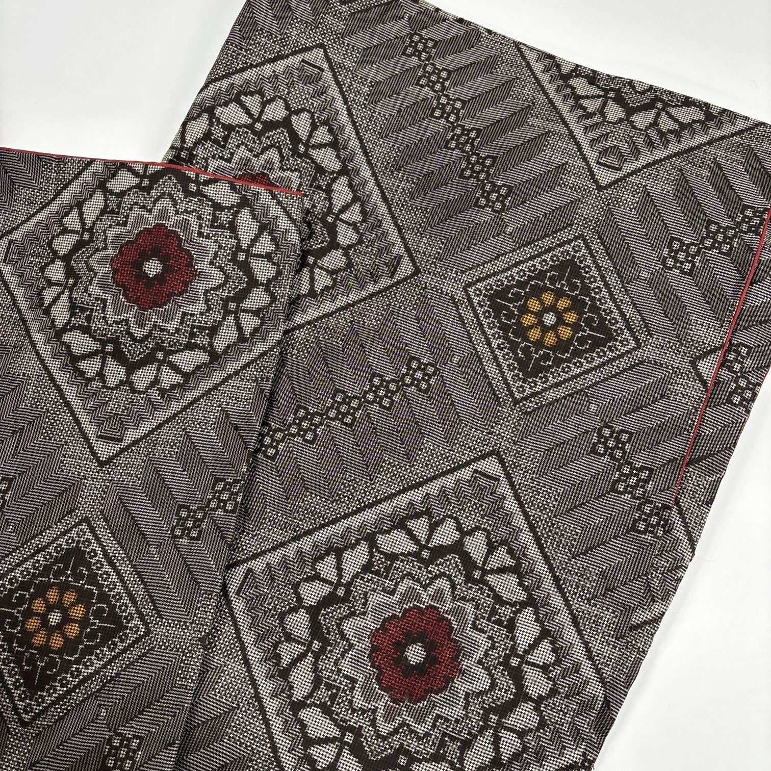 アンティーク 大島紬 龍郷など 6枚 正絹 着物まとめ売り 同梱購入歓迎