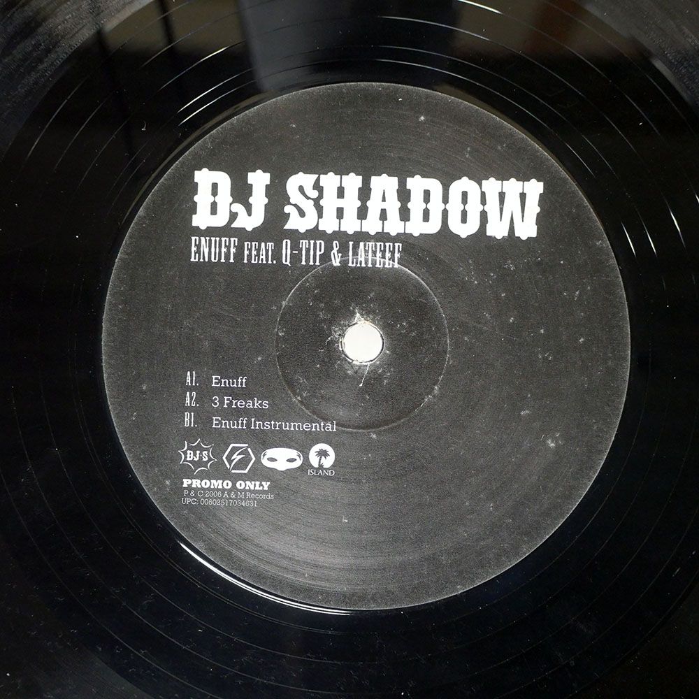 英 UK盤 DJ SHADOW/ENUFF/ISLAND NONE 12 - メルカリ