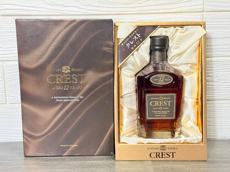 サントリー クレスト 12年 750ml 箱付 古酒 終売品 - メルカリ