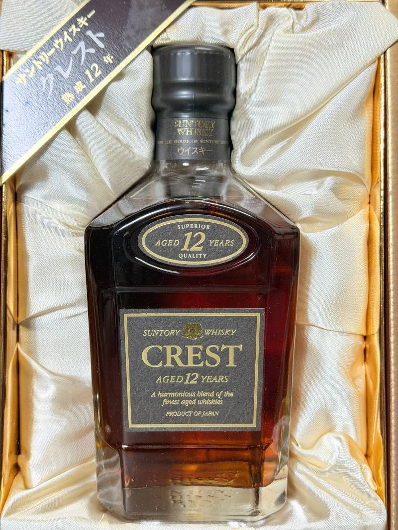 サントリー クレスト 12年 750ml 箱付 古酒 終売品 - メルカリ
