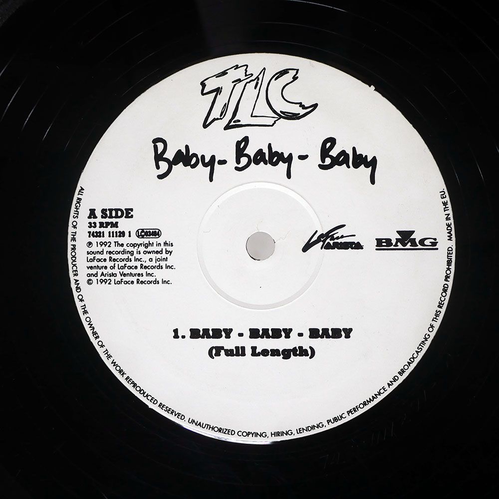 ヨーロッパ盤 TLC/BABY BABY BABY/LAFACE 74321111291 12 - メルカリ