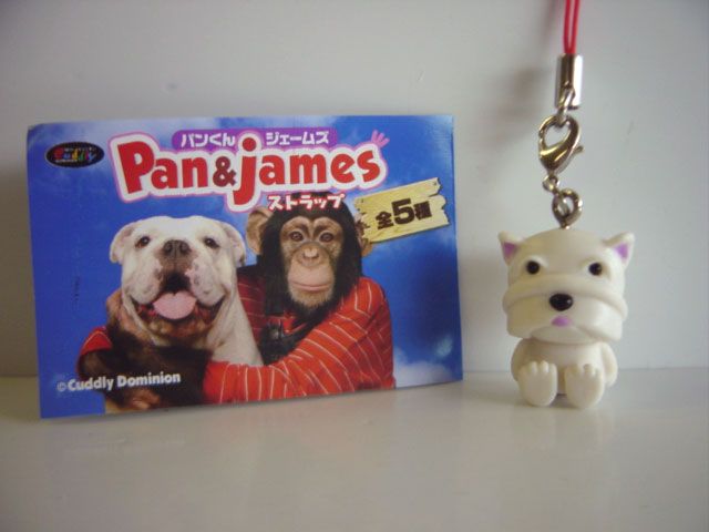 ♯Iui13EJパンくんジェームズPan&Jamesストラップ人気1種動物園
