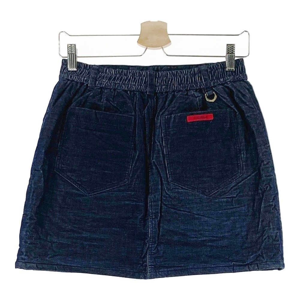サイズ：M JUN&ROPE ジュン アンド ロペ 中綿スカート ネイビー系