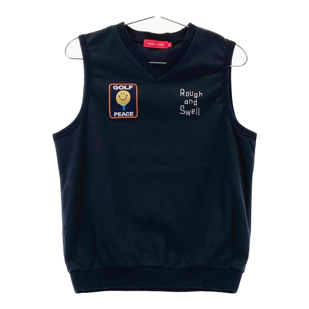 サイズ：M ROUGH&SWELL ラフアンドスウェル Vネックフリースベスト