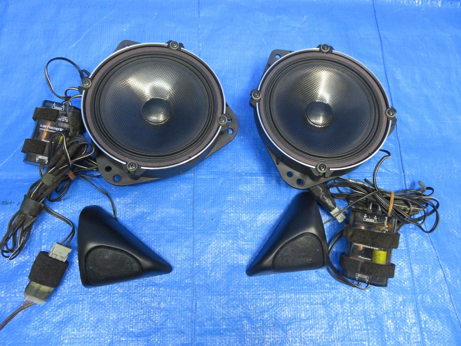 LA9179* 音出しOK カロッツエリア 17cm 2WAY セパレートスピーカー