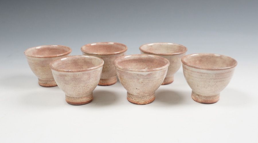 十二代 田原陶兵衛 萩焼 萩煎茶器 急須 湯冷し 茶碗 共箱 茶道具