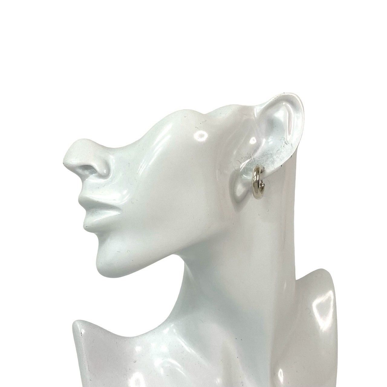 極 美品 希少品 BOTTEGA VENETA ボッテガヴェネタ シルバー925 フープ