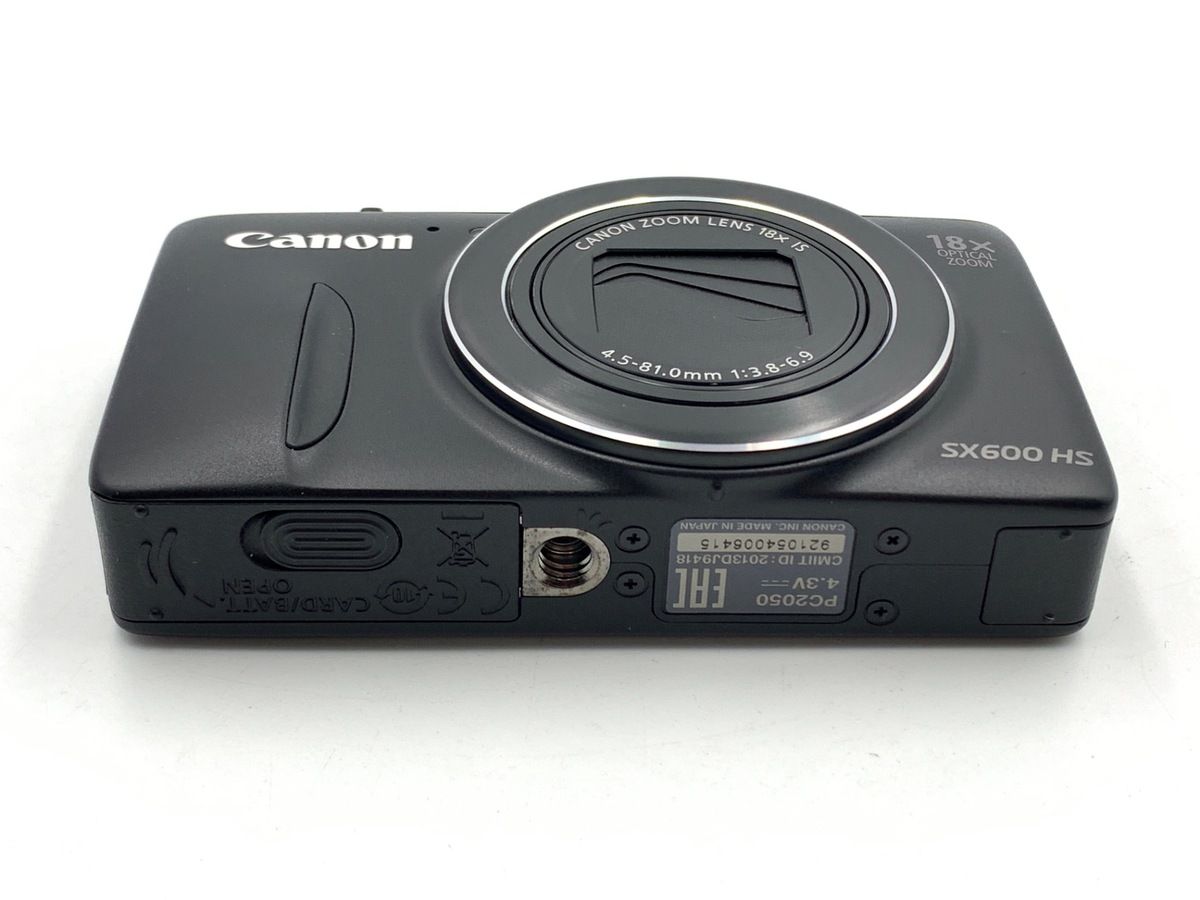 中古】 【並品】 キヤノン PowerShot SX600 HS ブラック - メルカリ