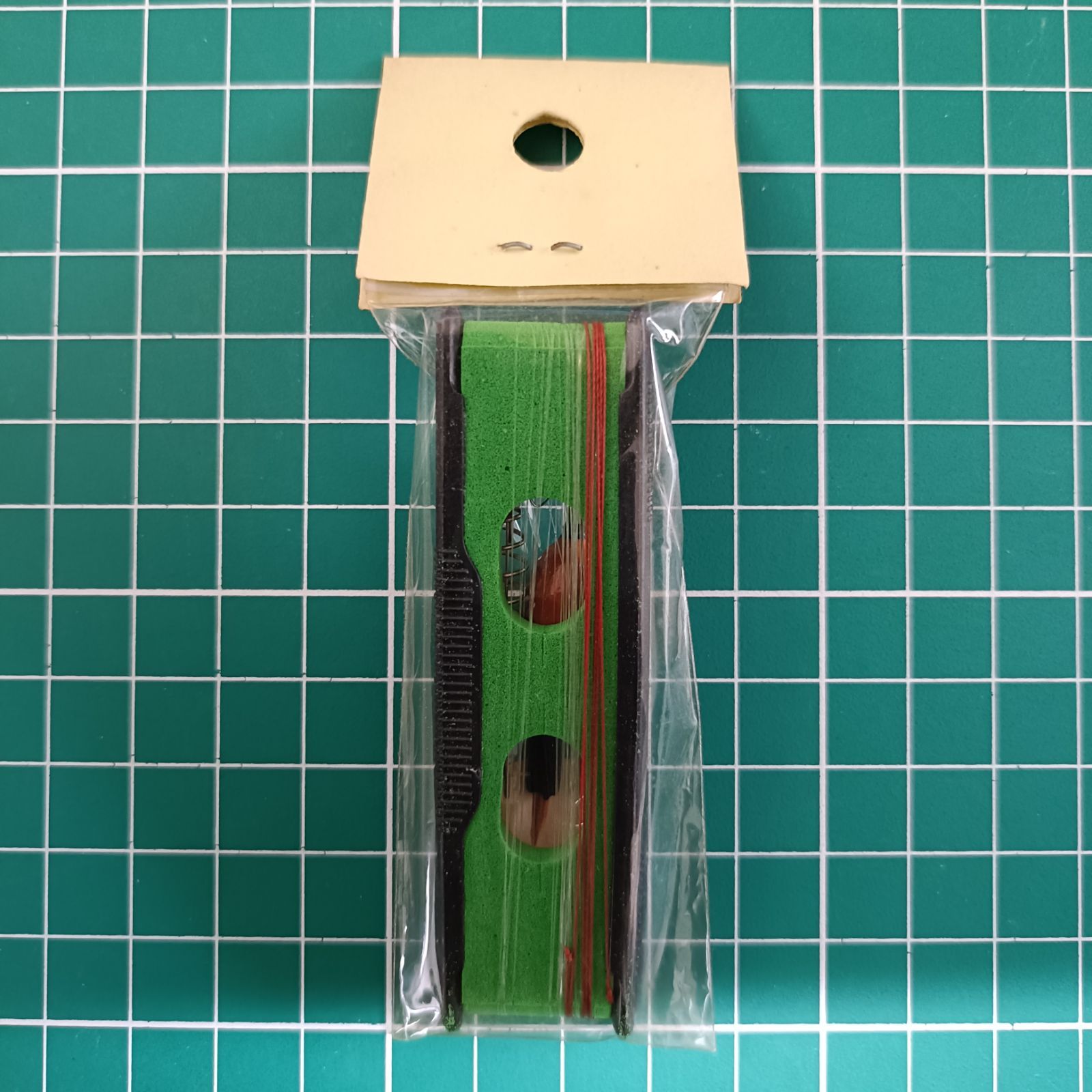 釣具屋特製 あゆラセン 仕掛セット スレ1号 2本針 天上糸 発泡ウキ