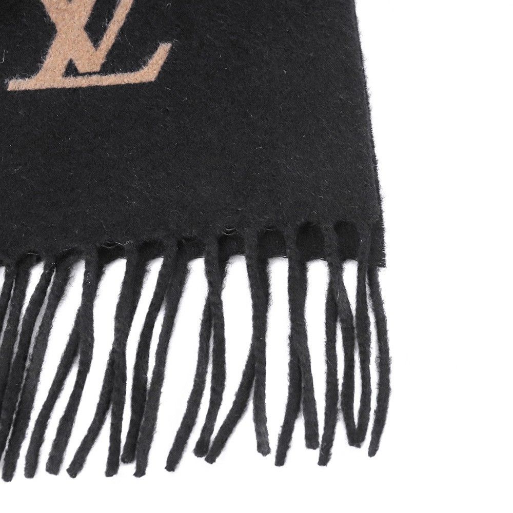 LOUIS VUITTON エシャルプ・ジェラム マフラー ブラック 400788 - メルカリ