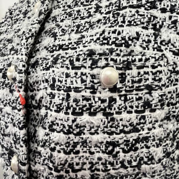 ◇ エムプルミエ M-PREMIER ツイードベスト トップス ボタン 重ね着