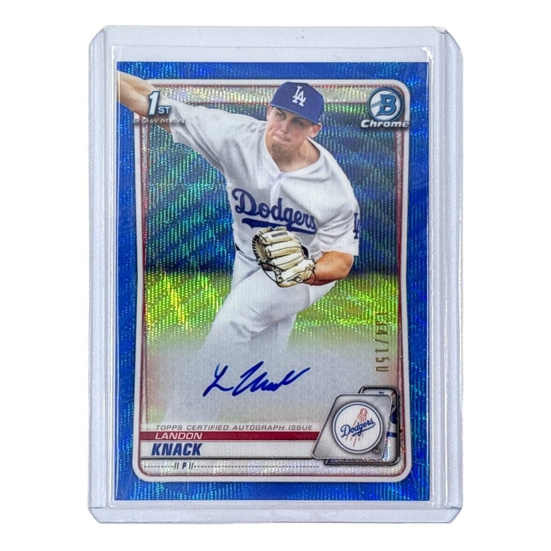 TOPPS MLBカード BOWMAN CHROME 1ST LANDON KNACK LOS ANGELES DODGERS
