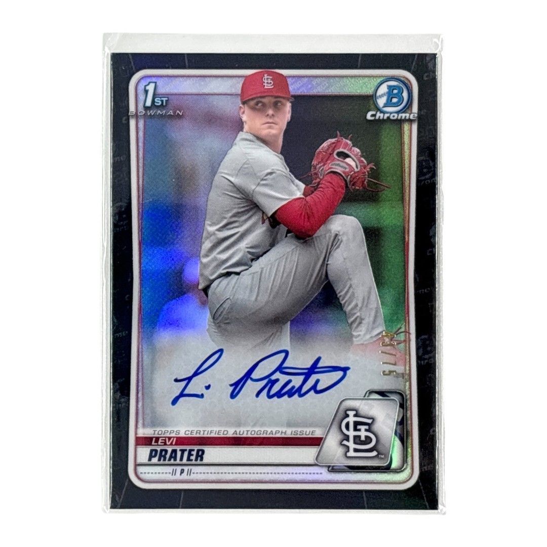 TOPPS MLBカード BOWMAN CHROME 1ST LEVI PRATER ST. LOUIS CARDINALS