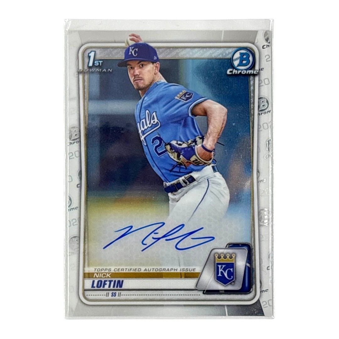 TOPPS MLBカード BOWMAN CHROME 1ST NICK LOFTIN KANSAS CITY ROYALS
