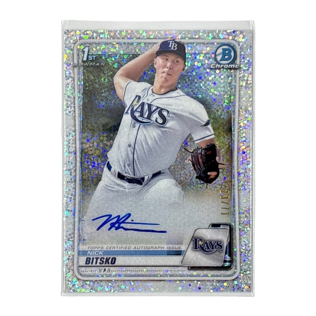 TOPPS MLBカード BOWMAN CHROME 1ST NICK BITSKO TAMPA BAY RAYS /71