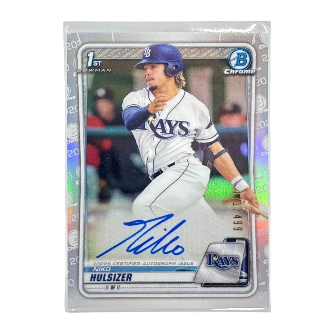 TOPPS MLBカード BOWMAN CHROME 1ST NIKO HULSIZER TAMPA BAY RAYS