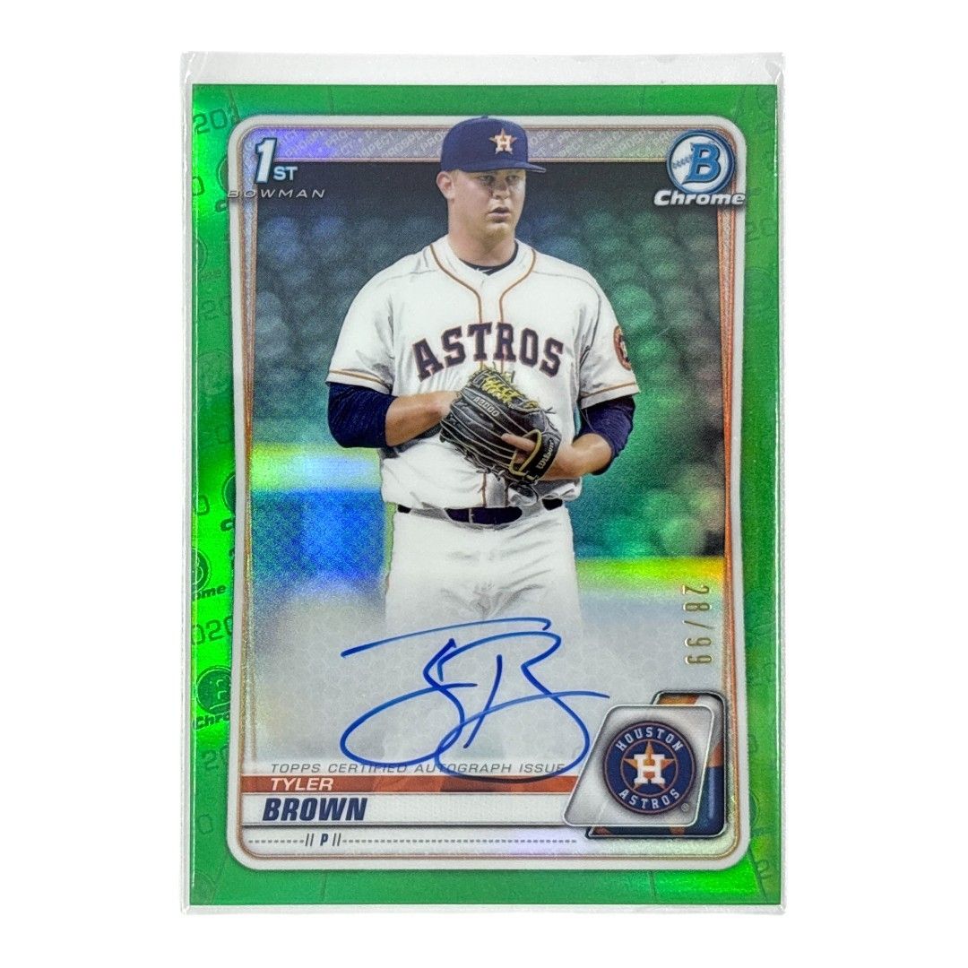 TOPPS MLBカード BOWMAN CHROME 1ST TYLER BROWN HOUSTON ASTROS /99