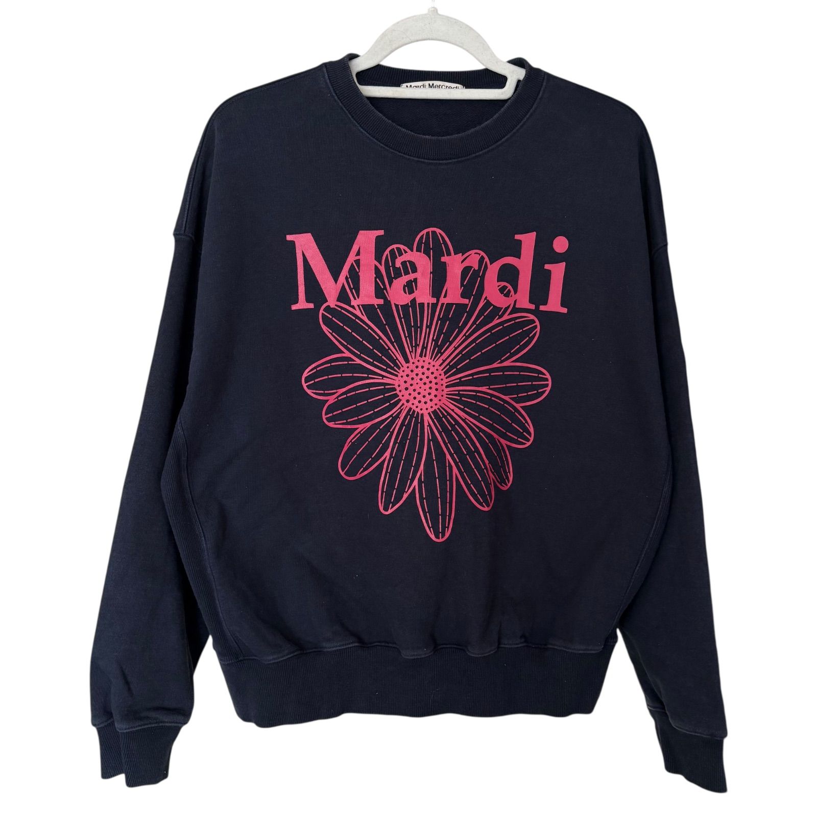 古着 Mardi Mercredi マルディメクルディ トレーナー ネイビー 2512 