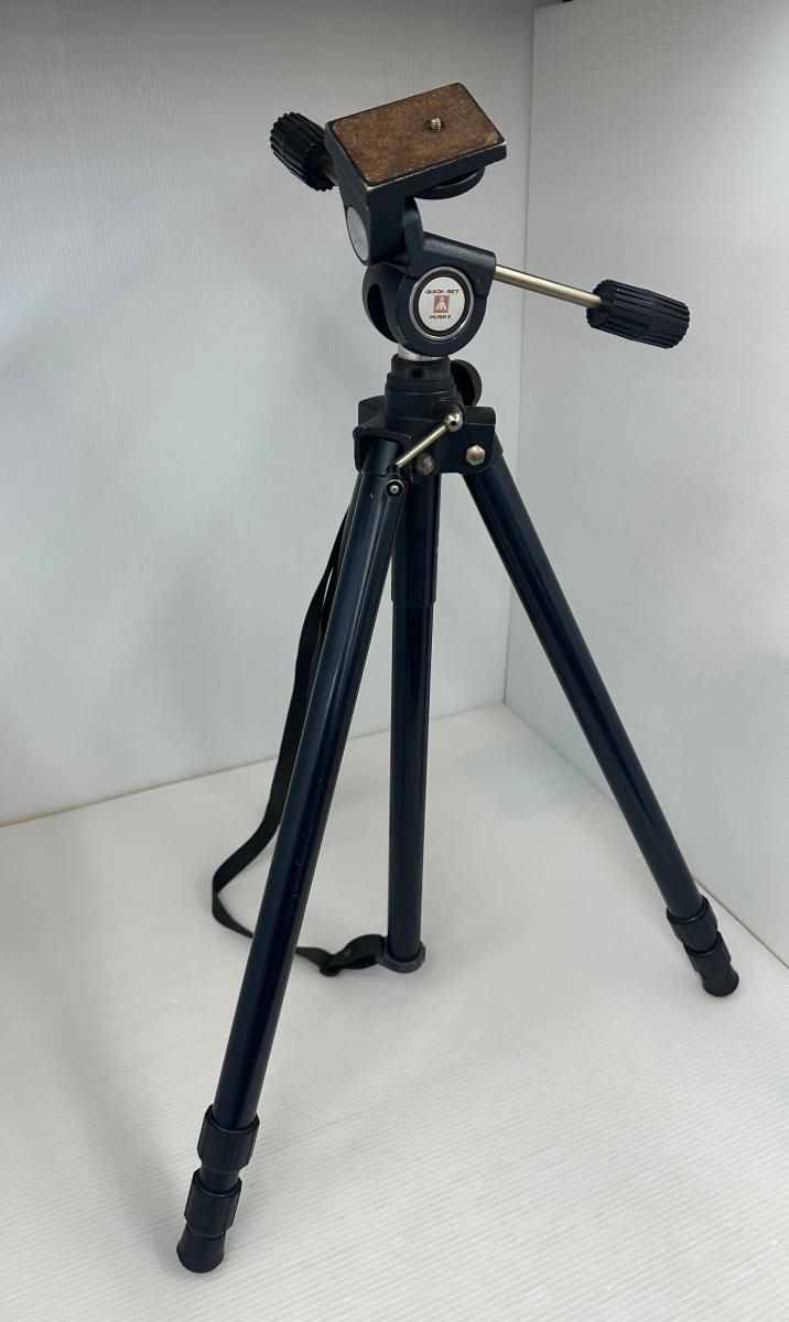 中古品】HUSKY ハスキー 三段三脚 雲台一体型 QUICKSET 三脚 (2602241
