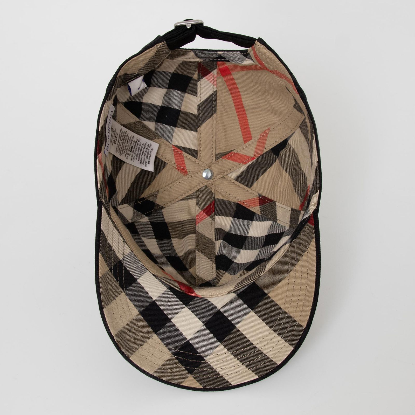 バーバリー BURBERRY 帽子 レディース メンズ キャップ CHECK LINED