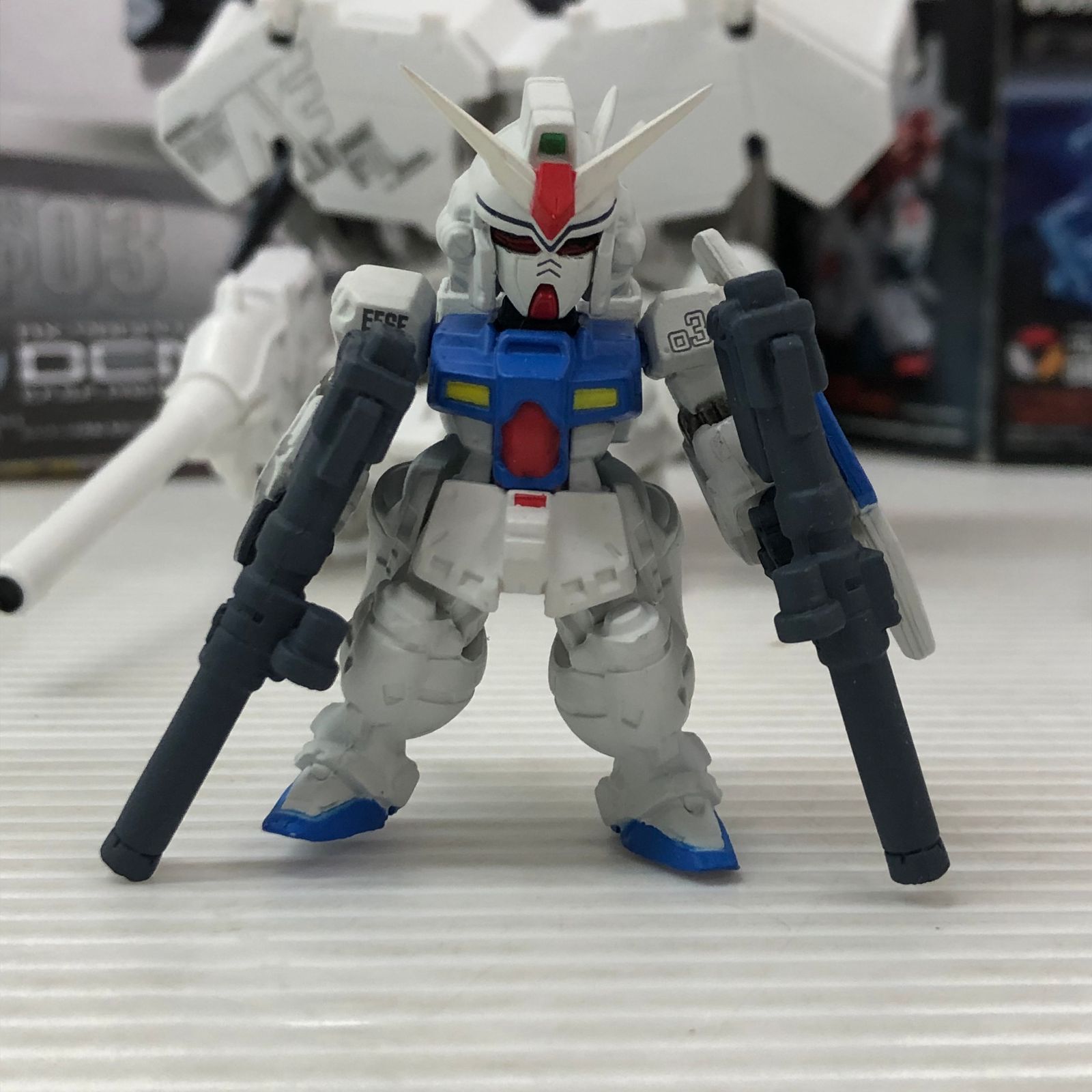 △FW GUNDAM CONVERGE EX03、EX07（台座欠品） 2つセット ジャンク品
