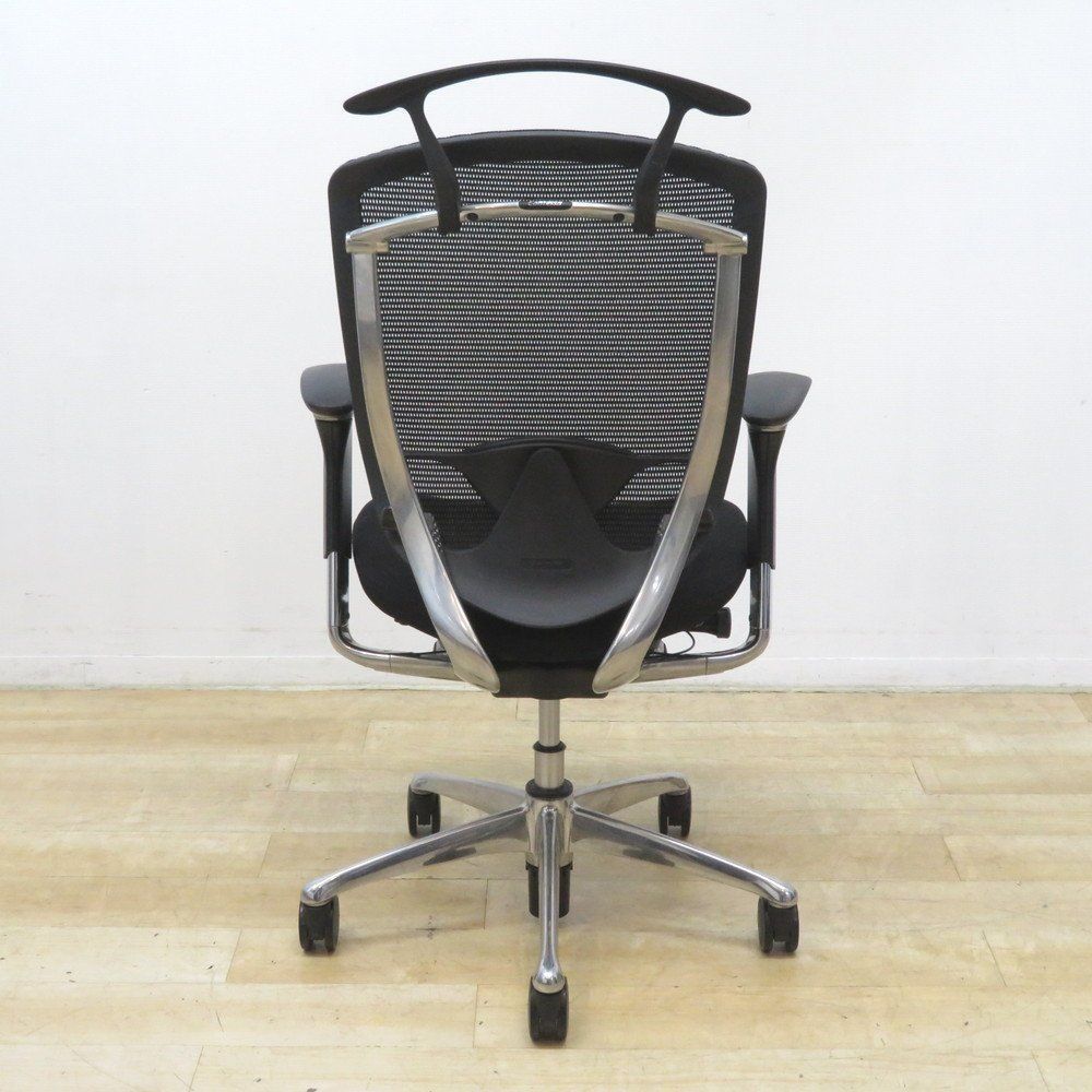  オカムラ コンテッサ セコンダ 肘付き CM42AB FBF1 ブラック ヘッドレスト ハイバック メッシュ 役員椅子 EG20596 オフィスチェア オフィス用回転 オフィスチェア ワークチェア 椅子 チェア